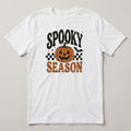 Spooky Season (Pumpkin) t-shirt, white, print on the front