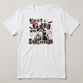 Just a Girl Who Loves Halloween t-shirt, white, print on the front