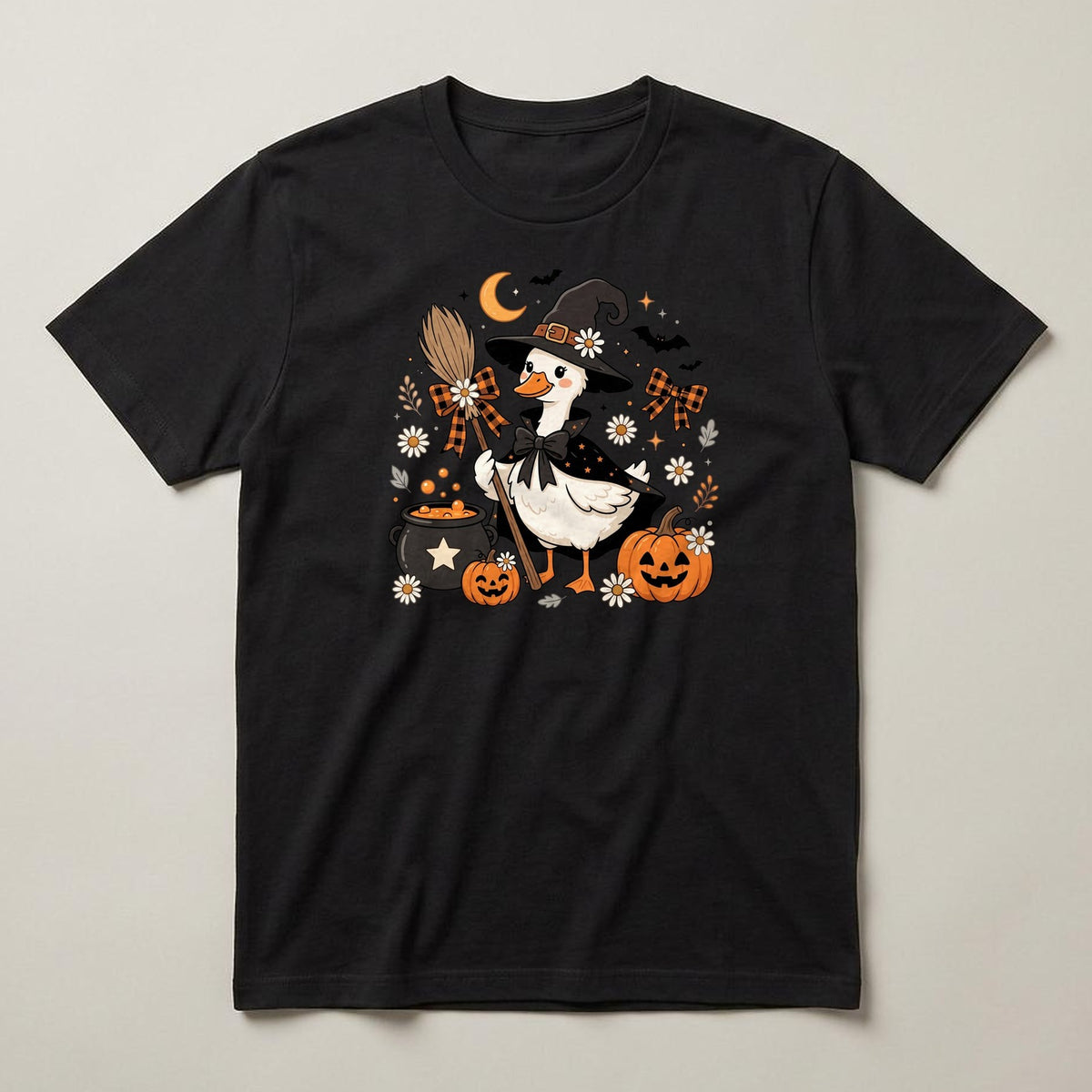 Witch Goose t-shirt, black