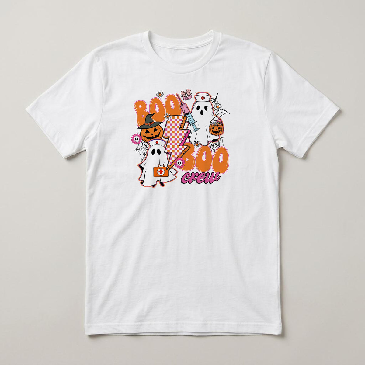 Boo Boo Crew t-shirt, white