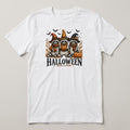 Witch Raccoons t-shirt, white, print on the front