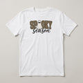 Spooky Season (Leopard) t-shirt, white, print on the front