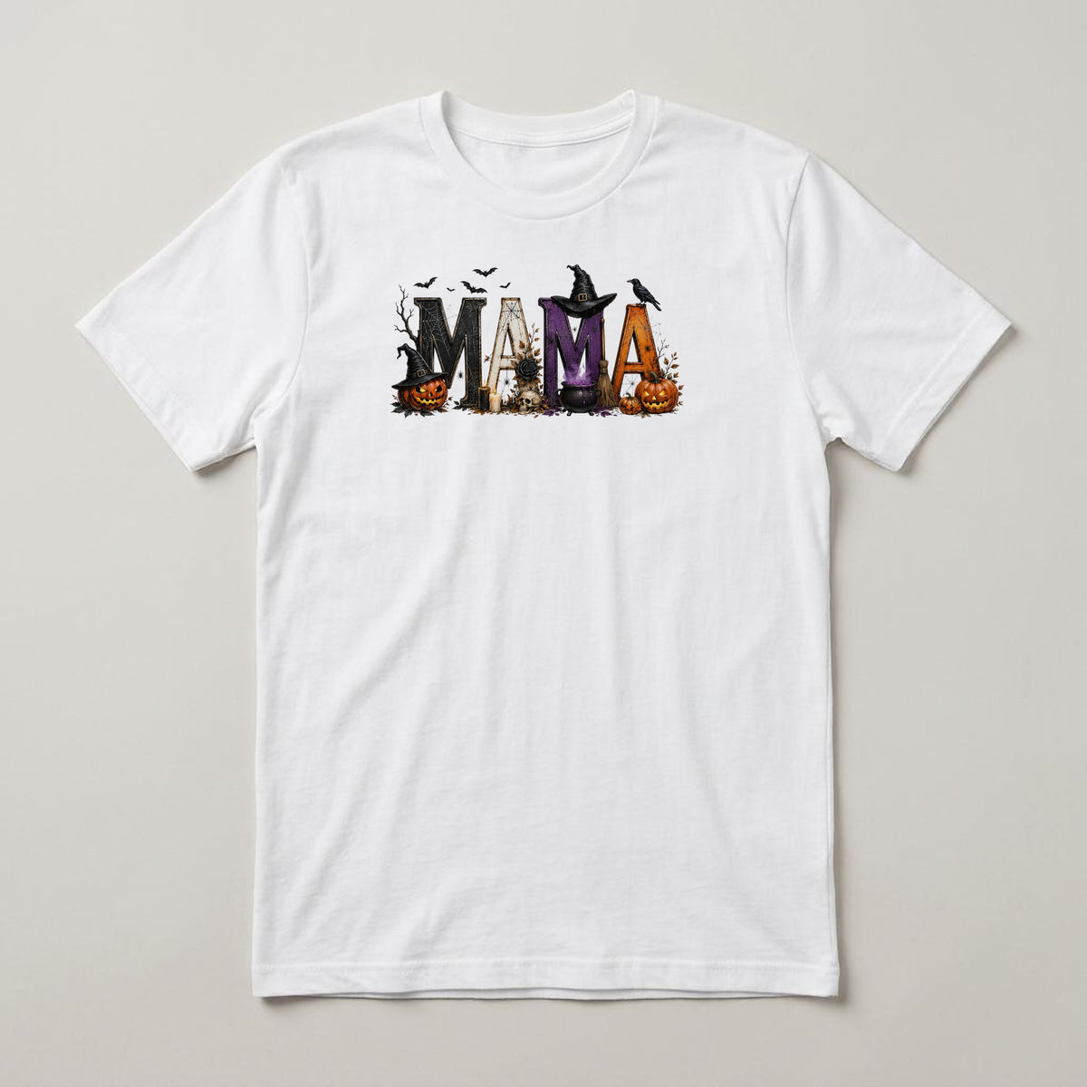 MAMA (Witch) t-shirt, white, print on the front