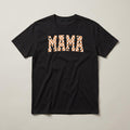 MAMA (Checkered) t-shirt, black, print on the front